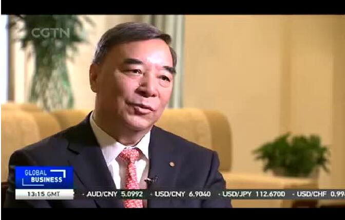 央视国际频道：“一带一路CEO专访 中国建材董事长宋志平”20170511